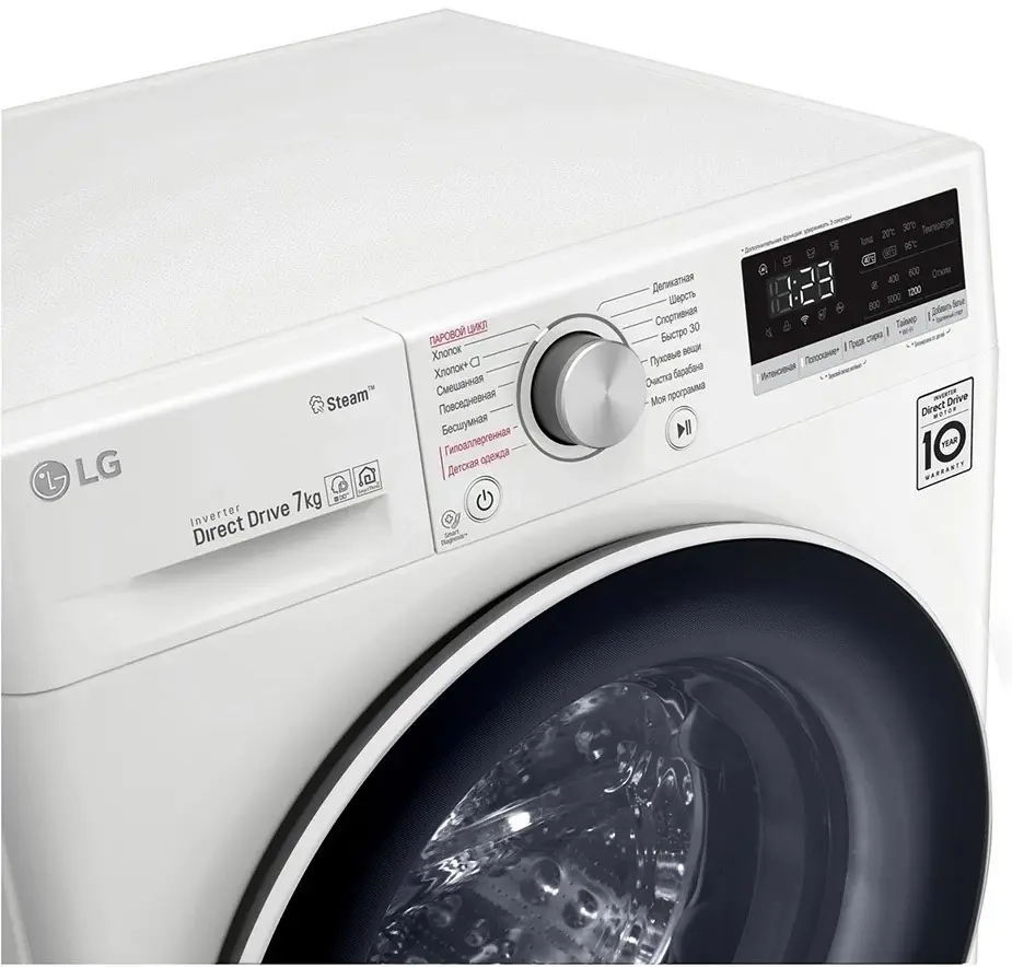 Стиральная машина LG F2V5HS0W, белый на tehnoparc.md Стиральная машина LG F2V5HS0W, белый