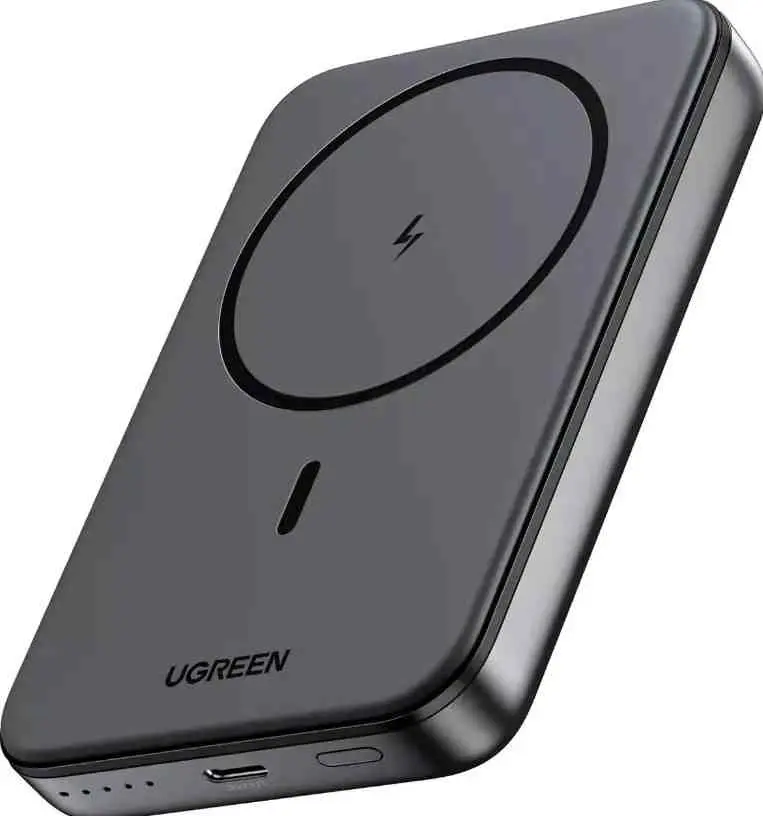 Внешний аккумулятор Ugreen Mini Qi 10000mAh 20W, черный на tehnoparc.md Внешний аккумулятор Ugreen Mini Qi 10000mAh 20W, черный