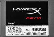 SSD накопитель Kingston HyperX Fury 3D 2.5" SATA, 480ГБ