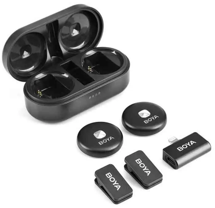 Микрофон Boya Omic-D-B Lightning, черный