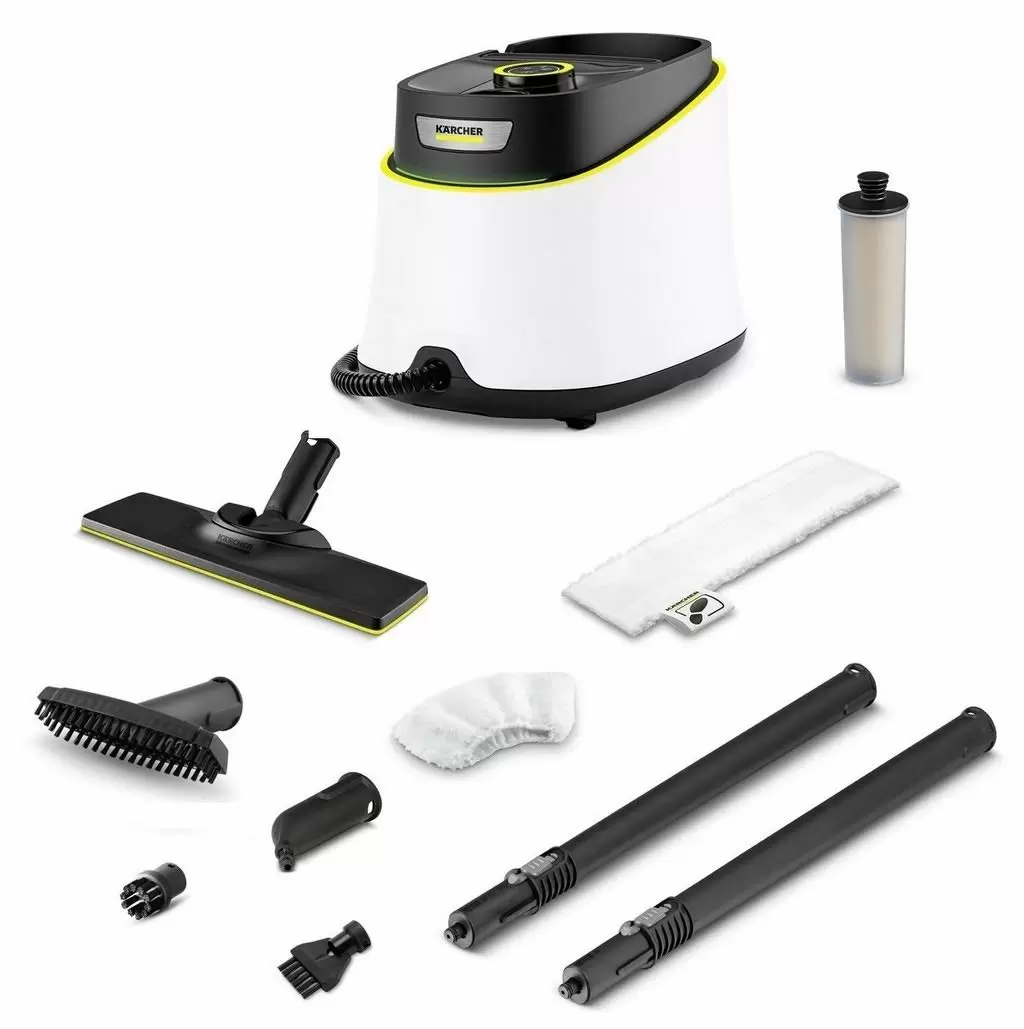 Purificator de aburi Karcher SC 3 Deluxe, alb