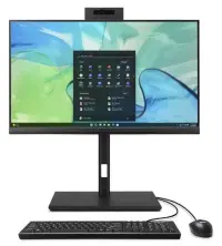 All-in-One Acer AIO Veriton VZ4724GT (23.8"/FHD/Core i5-14400/16GB/512GB/Intel Graphics), negru