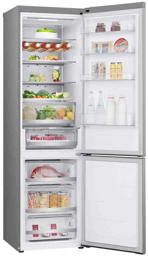Холодильник LG GBV5250EPY, серебристый