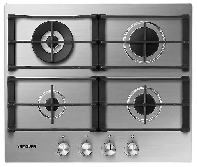 Plită incorporabilă cu gaz Samsung NA64H3030AS/WT, inox