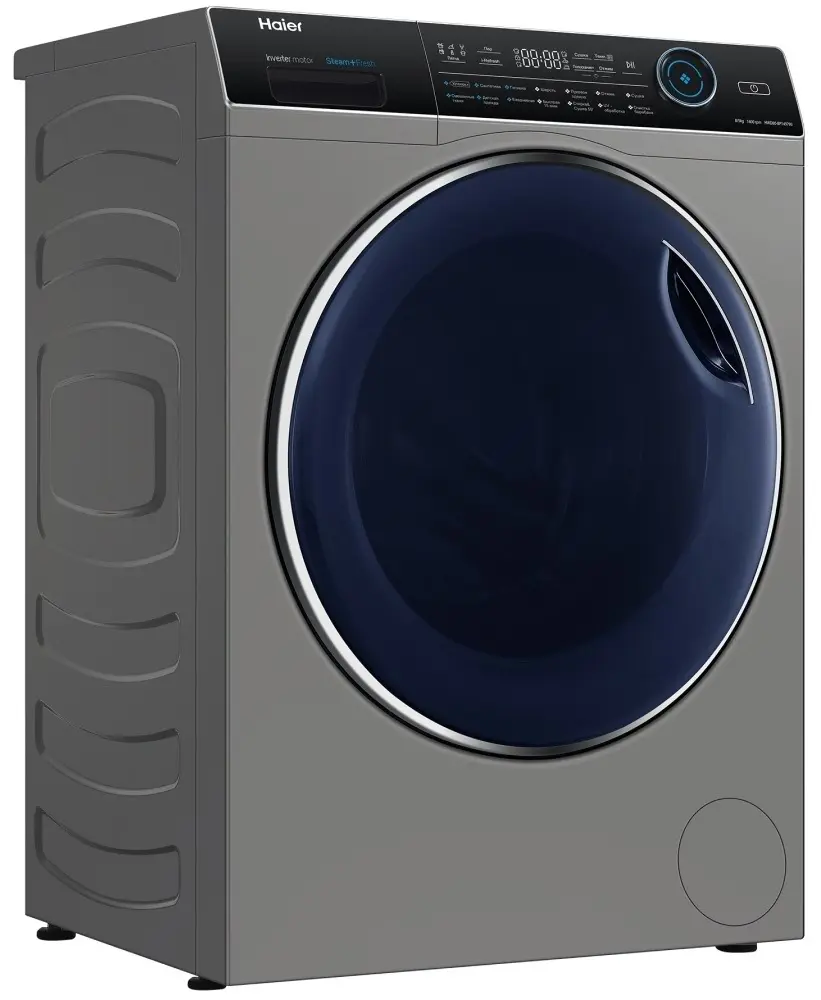 Стиральная машина Haier HWD80-BP14979S, серебристый на tehnoparc.md Стиральная машина Haier HWD80-BP14979S, серебристый