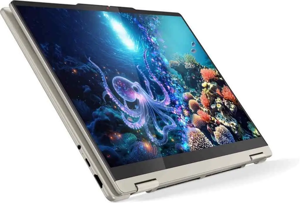 Ноутбук Lenovo Yoga 7 2-in-1 14AKP10 (14.0"/FHD/Ryzen AI 7 350/24GB/1TB/Radeon Graphics), золотой