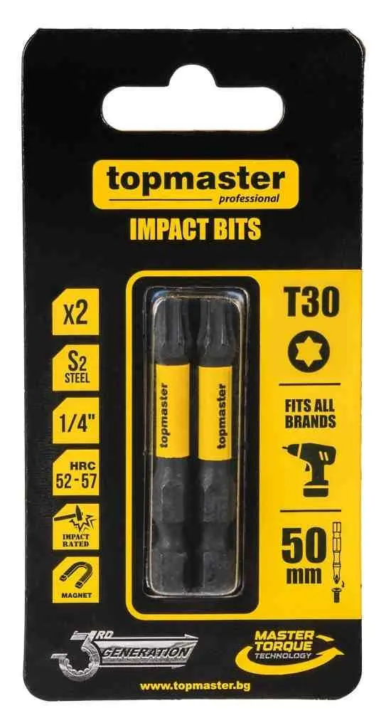 Набор бит Topmaster 338740