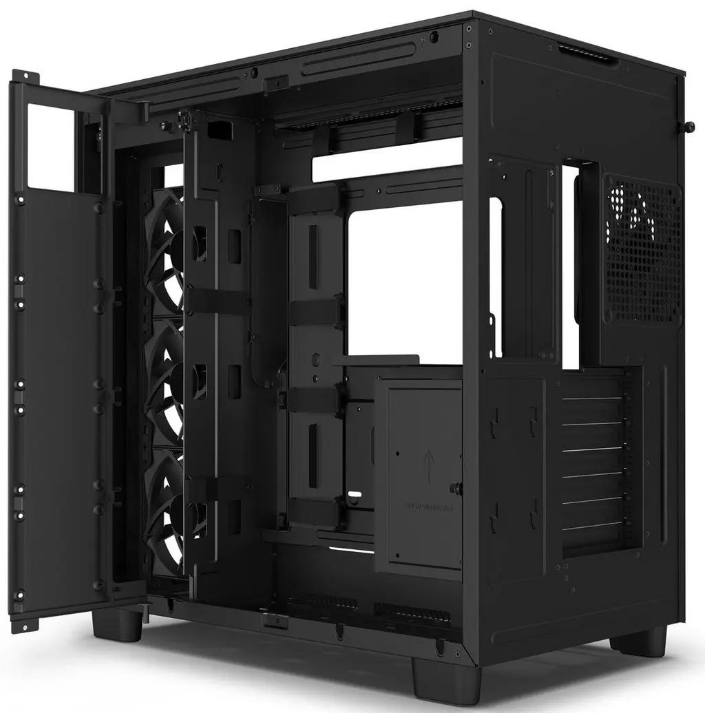 Carcasă NZXT H9 Flow, negru