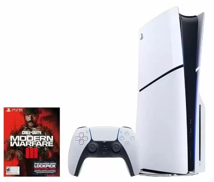 Игровая приставка Sony PlayStation 5 Digital Edition + Call of Duty MWIII VCH, белый