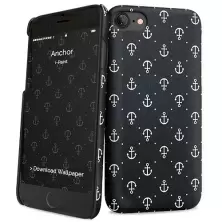 Чехол I-Paint Hard Case IPhone 7/8 Anchor, белый/черный