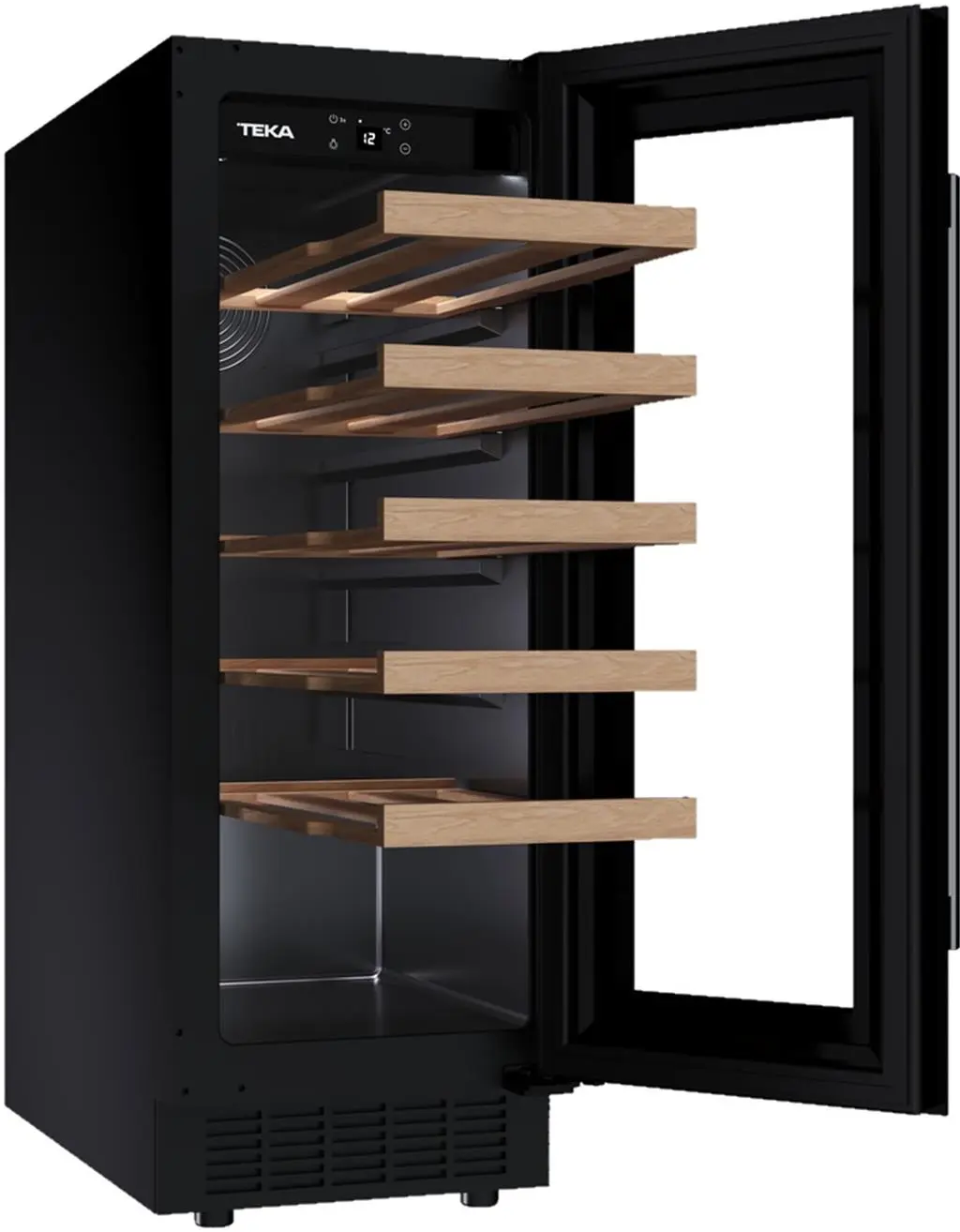 Dulap de vin incorporabil Teka RVU10020GBK, negru pe tehnoparc.md Dulap de vin incorporabil Teka RVU10020GBK, negru