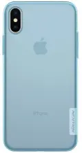 Husă de protecție Nillkin Apple iPhone XS/X Ultra thin TPU Nature, albastru
