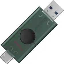 Flash USB Kingston DataTraveler Duo, 256GB, verde
