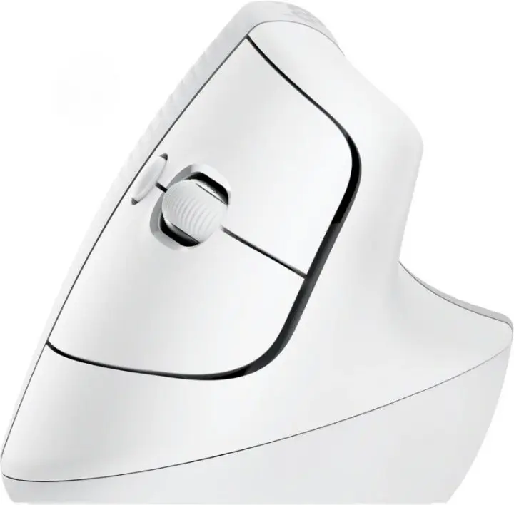 Mouse Logitech Lift Vertical, alb