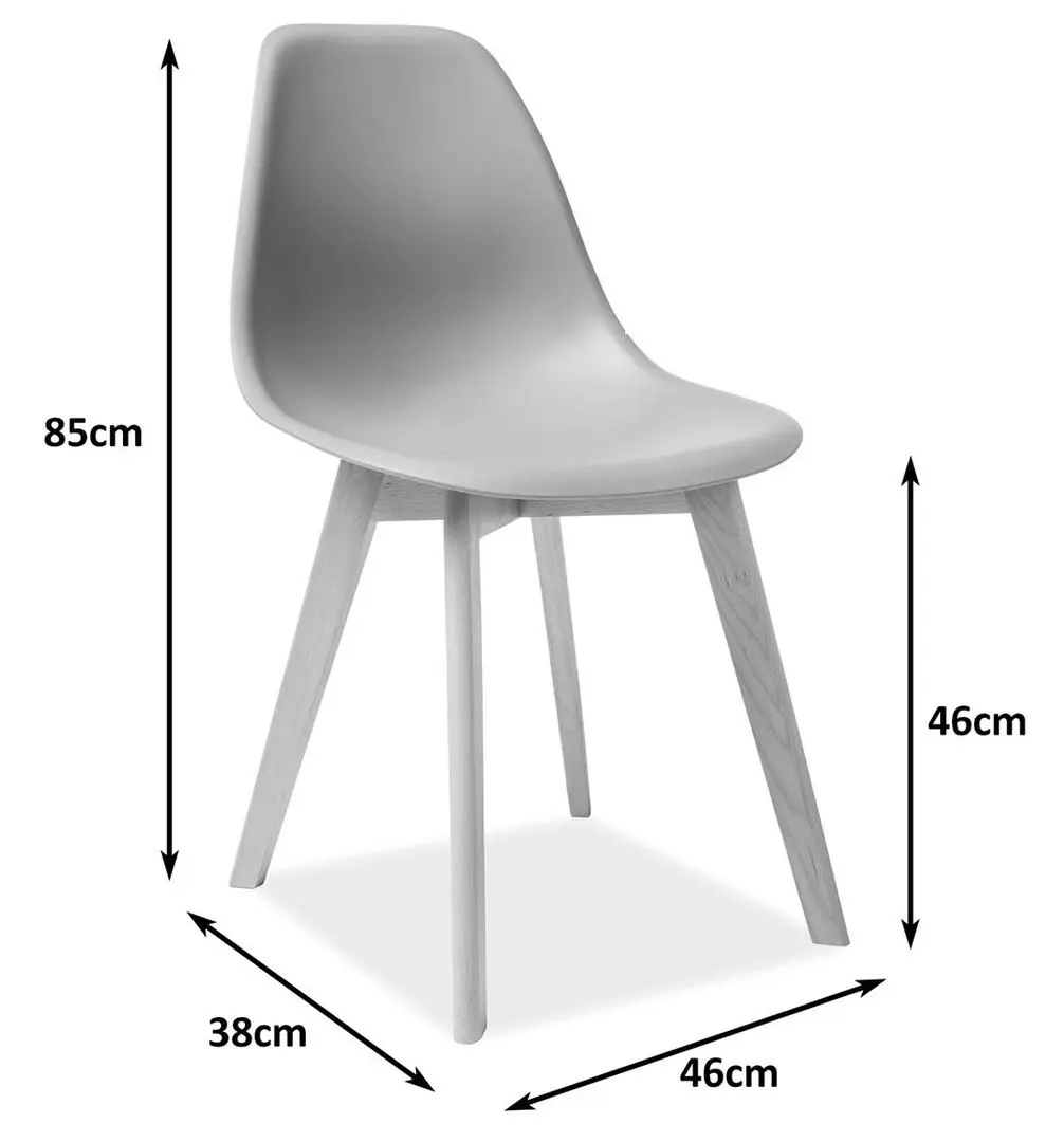 Scaun Signal Moris, fag/gri
