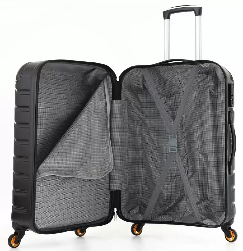 Комплект чемоданов CCS 5177 Set, черный
