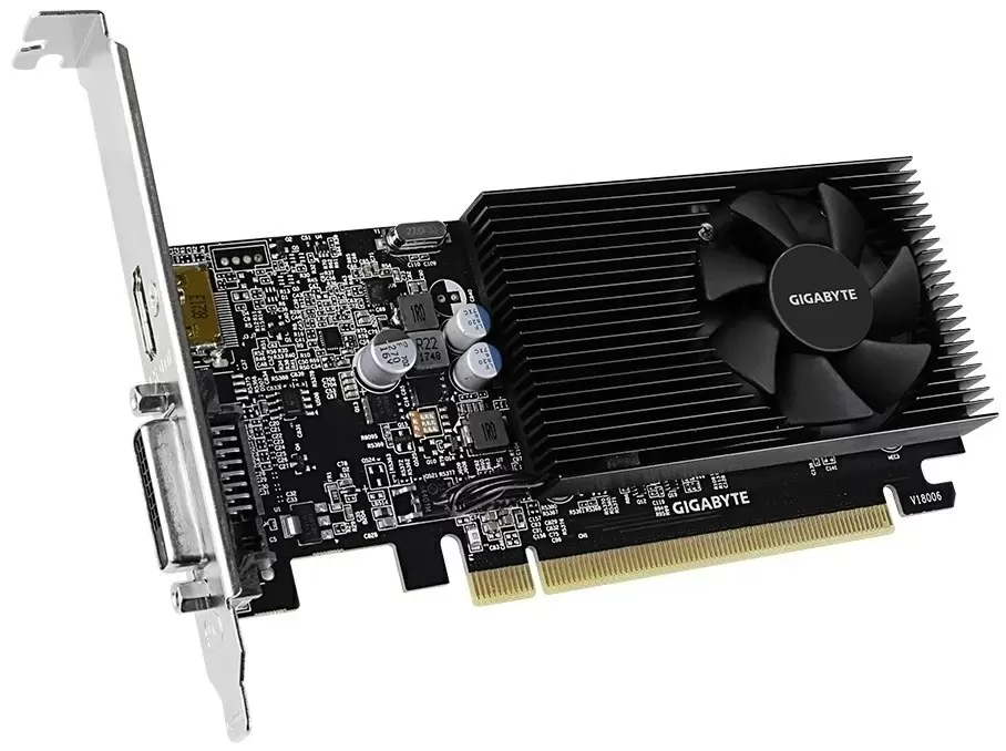 Видеокарта Gigabyte GeForce GT1030 2ГБ GDDR4 Low Profile