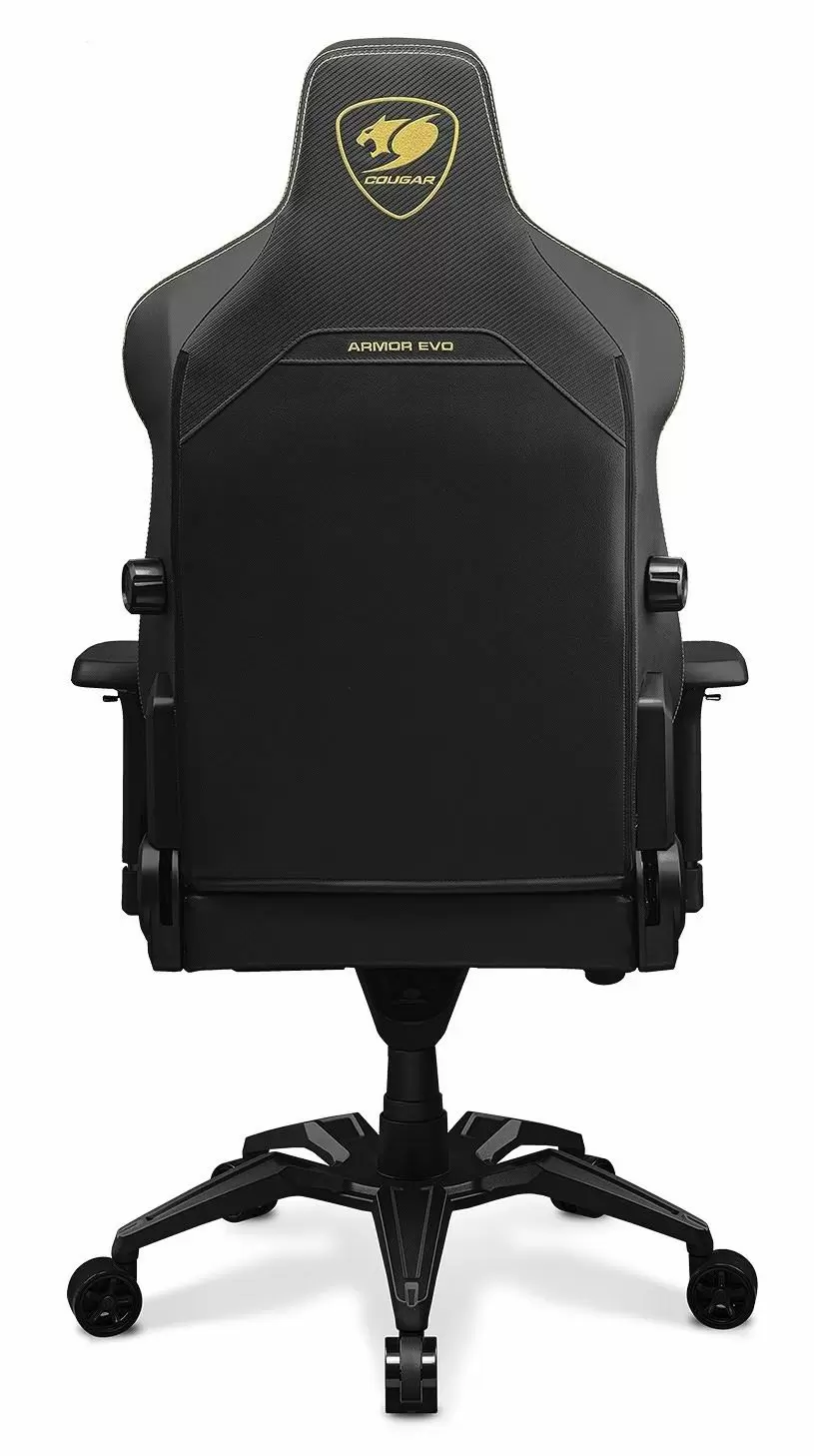 Scaun gaming Cougar Armor Evo Royal, negru/auriu