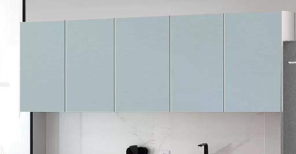 Bucătărie Modern Bono H68 2.0m, alb/albastru
