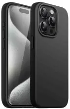 Husă de protecție Helmet Case Liquid Silicone iPhone 15 Pro (HMT-CLSIP15PBK), negru pe tehnoparc.md Husă de protecție Helmet Case Liquid Silicone iPhone 15 Pro (HMT-CLSIP15PBK), negru