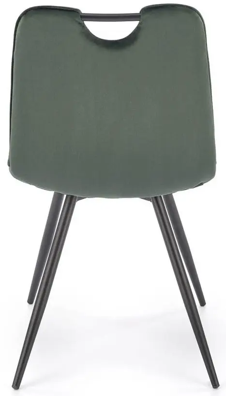 Scaun Halmar K521, verde/negru