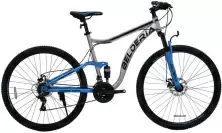 Bicicletă Belderia Camp XC 200 Double Suspension R29 GD-SKD, gri/albastru