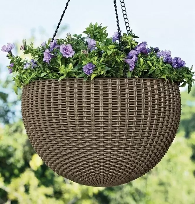 Ghiveci Keter Hanging Sphere Planter, moco