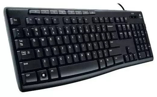 Клавиатура Logitech Keyboard K200, черный