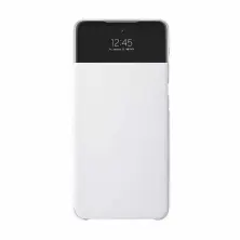 Чехол Samsung S View Wallet Cover Galaxy A52, белый на tehnoparc.md Чехол Samsung S View Wallet Cover Galaxy A52, белый