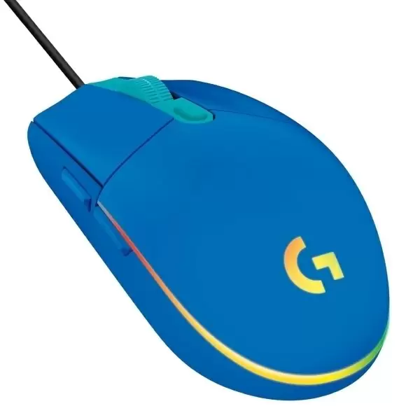 Mouse Logitech G102 Lightsync, albastru