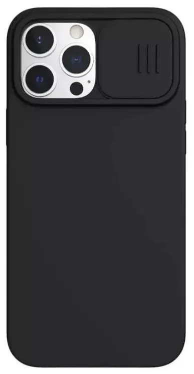Husă de protecție Nillkin Apple iPhone 13 Pro Max CamShield Silky Magnetic Silicone Case, negru