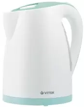 Электрочайник Vitek VT-7084, белый/голубой