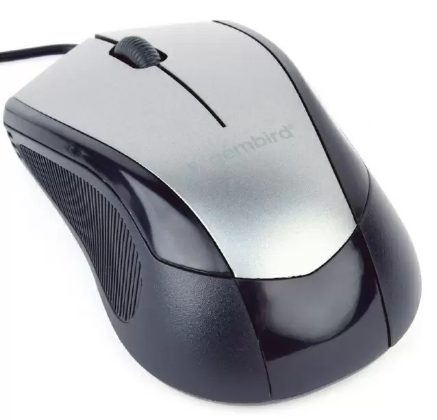 Mouse Gembird MUS-3B-02-BG, negru/gri