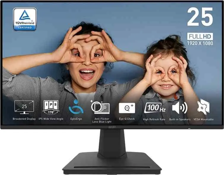 Монитор MSI PRO MP252, черный