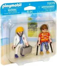 Set jucării Playmobil Doctor and Patient Duo Pack