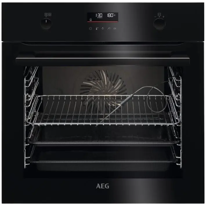Электрический духовой шкаф AEG BCE556360B, черный на tehnoparc.md Электрический духовой шкаф AEG BCE556360B, черный