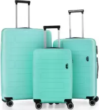 Set de valize CCS 5236 Set, verde