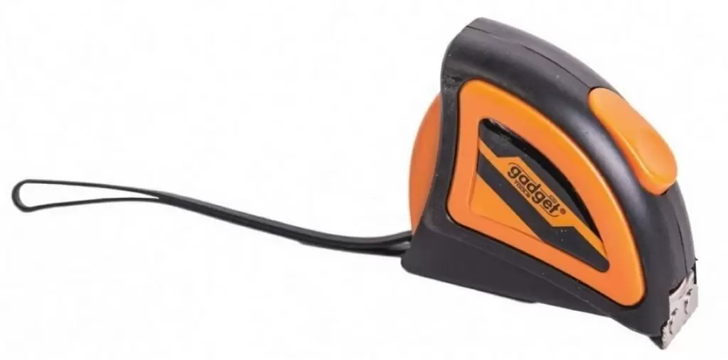 Ruletă Gadget 5mx19mm, negru/portocaliu