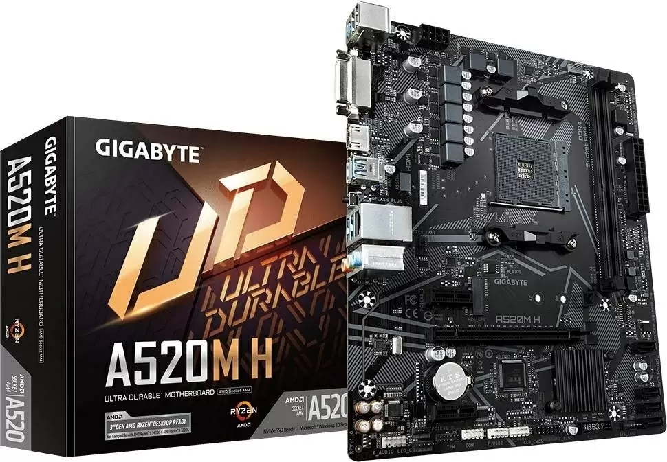 Placă de bază Gigabyte A520M H