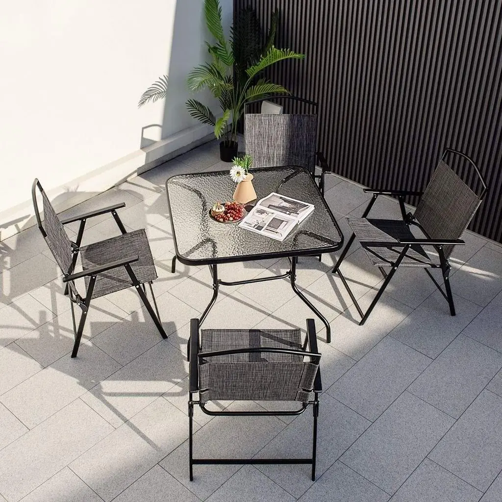 Set mobilă de grădină Costway NP11214GR, gri
