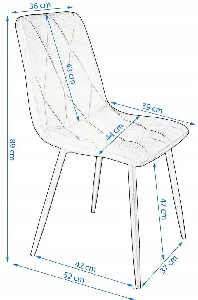 Scaun Jumi Piado SD-998643, bej