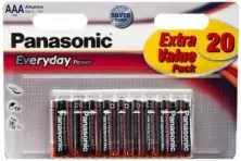 Baterie Panasonic Alkaline Everyday Power AAA, 20buc