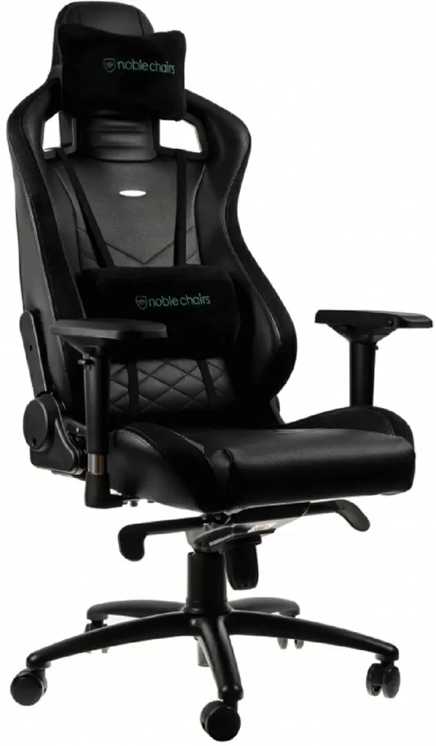 Компьютерное кресло Noblechairs NBL-PU-GRN-002, черный/зеленый