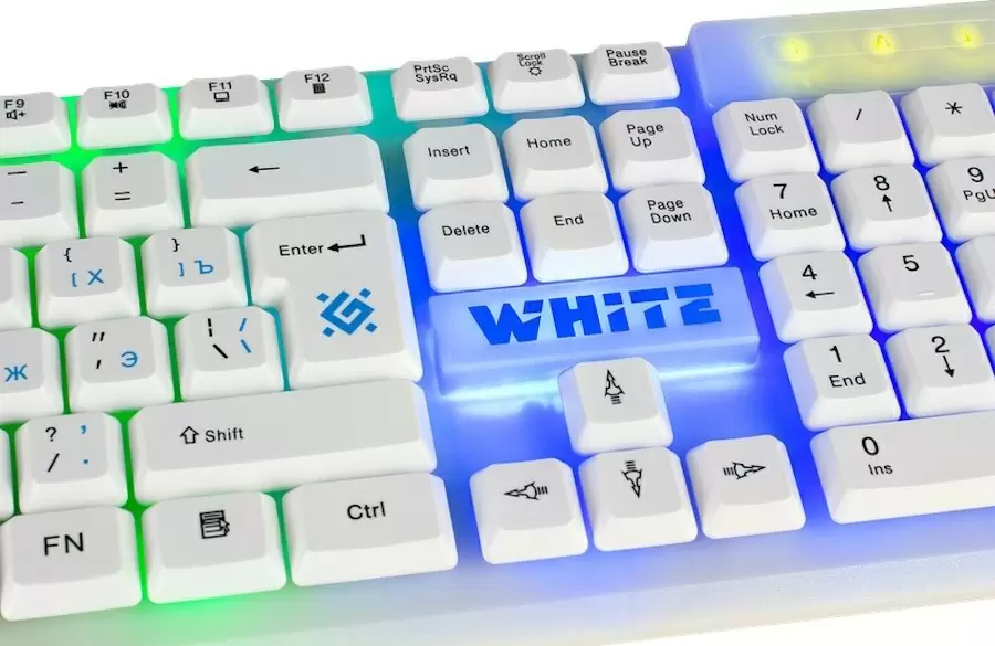 Tastatură Defender GK172, alb