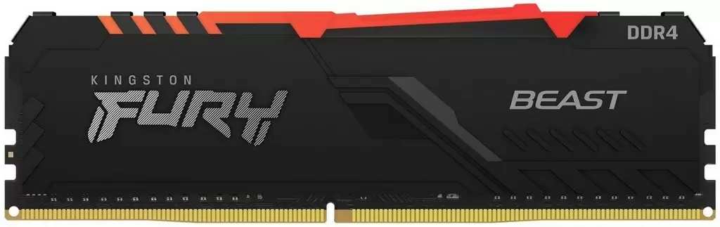 Memorie Kingston Fury Beast RGB 16GB DDR4-3200MHz, CL16, 1.35V