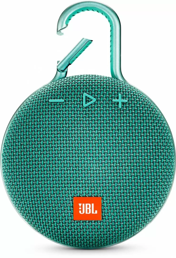 Портативная колонка JBL Clip 3, бирюзовый