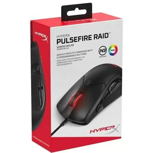 Mouse HyperX Pulsefire Raid, negru