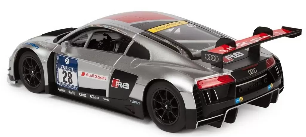 Радиоуправляемая игрушка Rastar Audi R8 1:14 LMS Performance 2015 Version, синий/серебристый