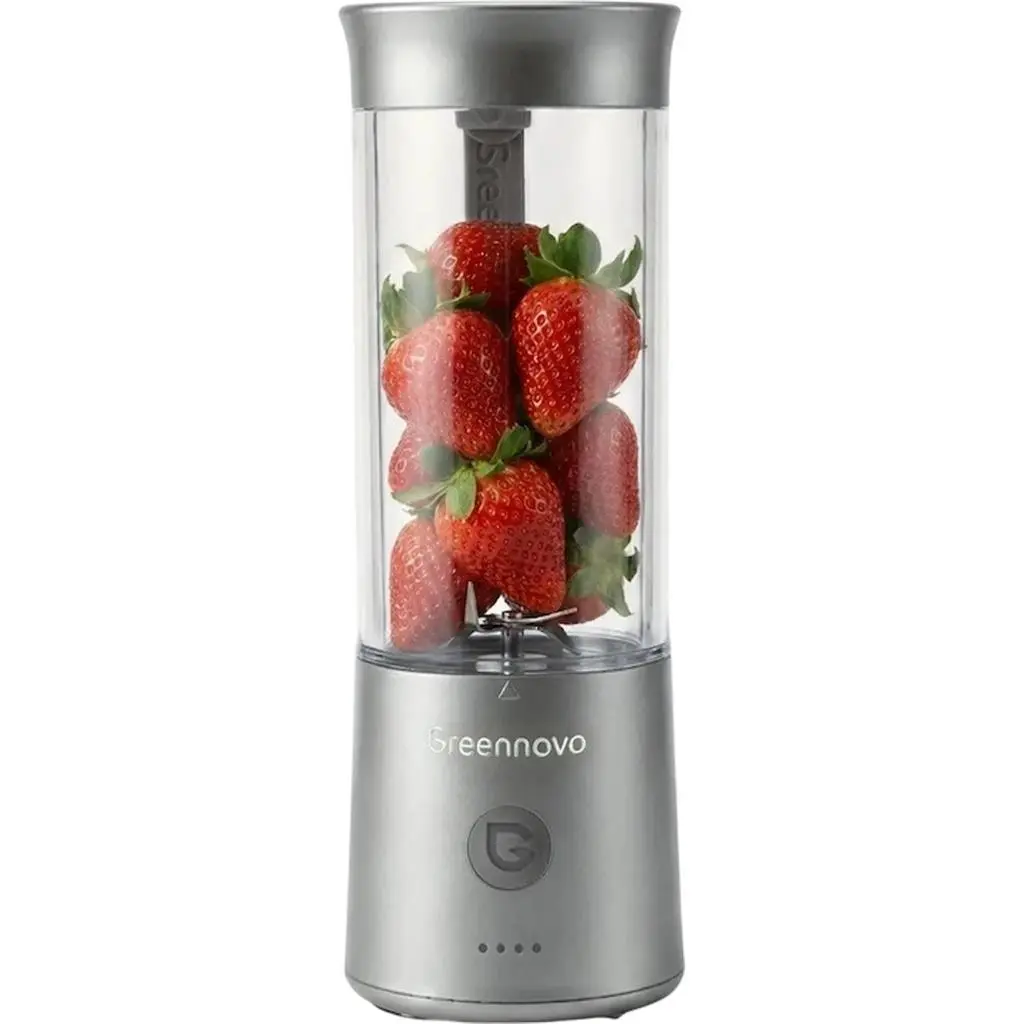 Blender Greennovo Portable, argintiu
