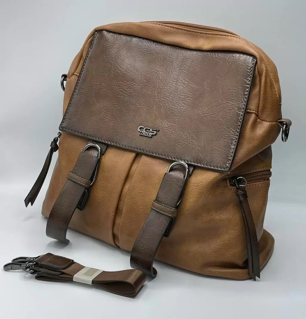 Женский рюкзак CCS 17427, коричневый